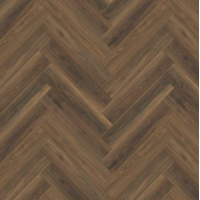 SPC плитка (кварцевый ламинат) CronaFloor Herringbone ДУБ ЛЕ-МАН H018